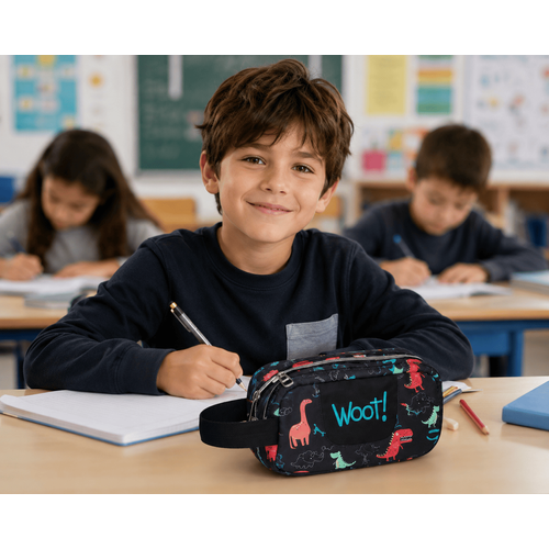 Cartable scolaire à roulette WOOT! 3 Pièces - Motif Dinosaur - 3
