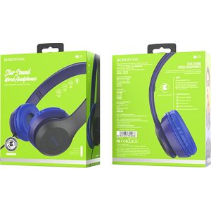 Casque Filaire BO5 Star Sound Bleu avec Microphone – Son Stéréo HD, Jack 3,5 mm
