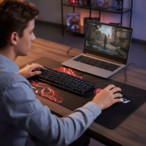 Tapis de Souris Gamer MSI XXL Antidérapant 800 x 300 mm - 2