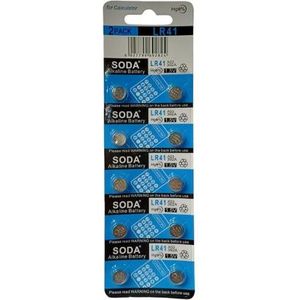 Soda Lot de 10 Piles LR41 / AG3 1,5V Alcalines
