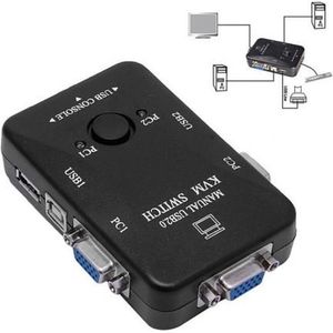 Switch KVM USB 2.0 VGA 2 ports.