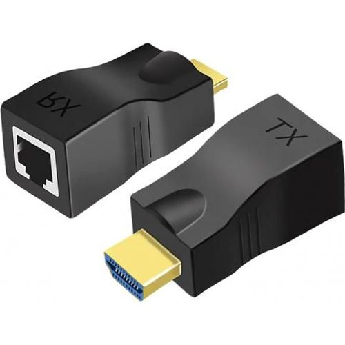 HDTV EXTENDER by cat-6/6A Cable, HDMI sur câble Ethernet Cat6 60m, 1080P, HDMI vers RJ45