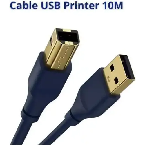 Câble imprimante 10M USB 2.0 Type A vers Type B