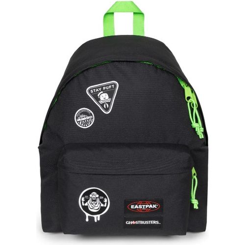 Sac à dos Eastpak Padded Pak'r Ghostbusters Patches Noir/Vert fluo