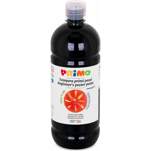 PRIMO Primary Black Liquid Poster Paint 1000 ml