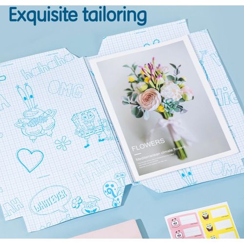 غلاف كتب لاصق شفاف DELI EH834 مقاس A4 – عبوة 10 قطع - 2
