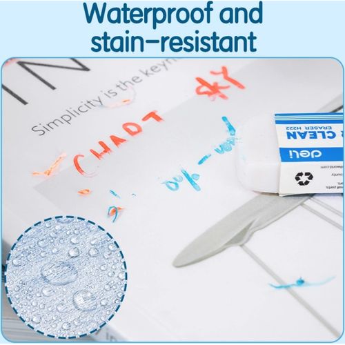 غلاف كتب لاصق شفاف DELI EH834 مقاس A4 – عبوة 10 قطع - 4