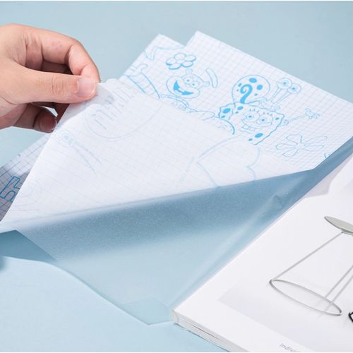غلاف كتب لاصق شفاف DELI EH834 مقاس A4 – عبوة 10 قطع - 5
