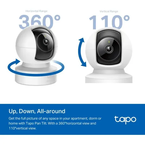 TP-Link Tapo C222 Pan/Tilt AI Home Security Wi-Fi Camera - 2
