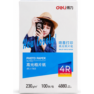 Papier Photo 10,2 × 15,2 cm 230 g – 100 Feuilles Haute Qualité