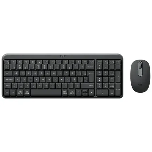LOGITECH MK250 GraphiteLogitech MK250 Graphite – Ensemble Clavier et Souris Sans Fil AZERTY