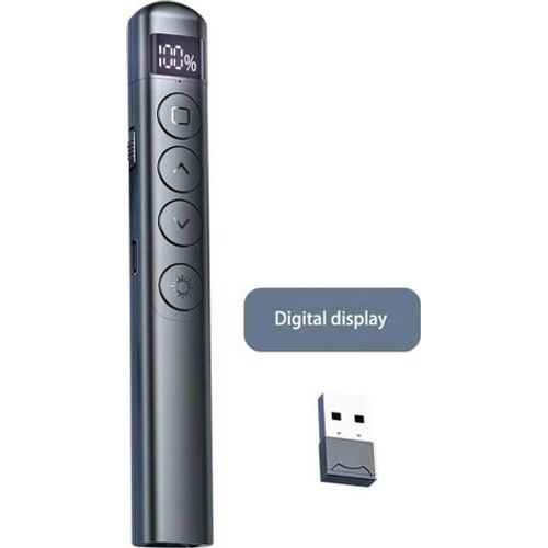 Pointeur Laser Rechargeable USB pour Présentation PowerPoint avec Télécommande Sans Fil