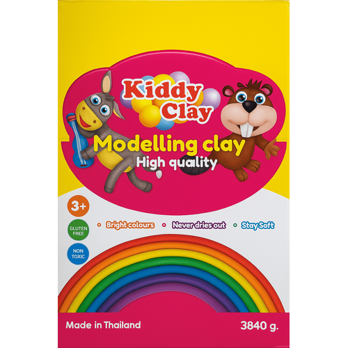 Pâte à modeler Kiddy Clay Pack de 3840g - 2