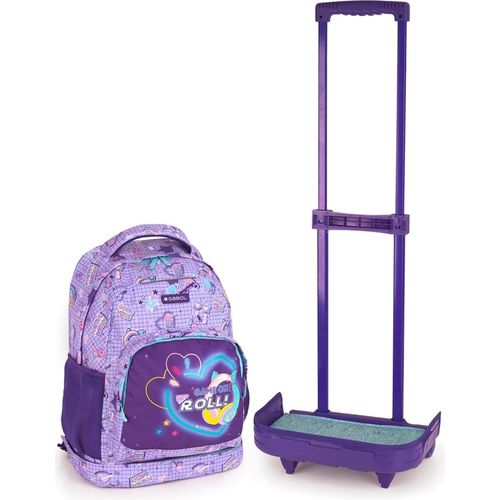 Sac à Dos à Roulettes Amovibles Gabol Funny Violet – 23 L - 4