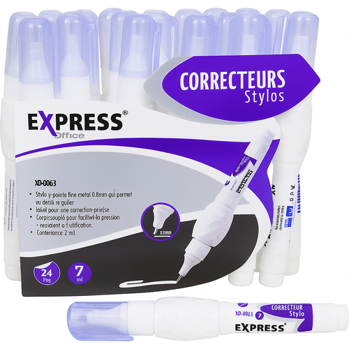 Stylo Correcteur Express 8ml Pack de 24pcs - 3