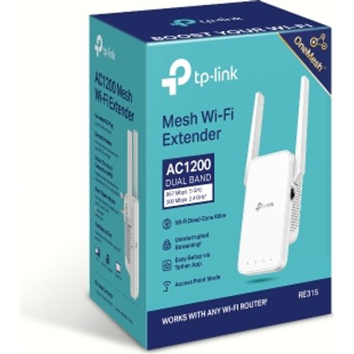 TP-link RE315 AC1200 Mesh Wi-Fi Range Extender