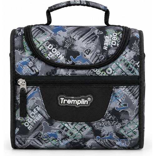 Sac Repas Isotherme Tremplin Gris - skateboard