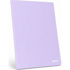 Cahier ANCOR polypro 24x32 96p piqué 90g Grand Carreaux - Violet pastel