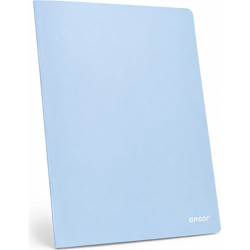 Cahier ANCOR polypro A4 192p piqué 80g Grand Carreaux - Bleu pastel