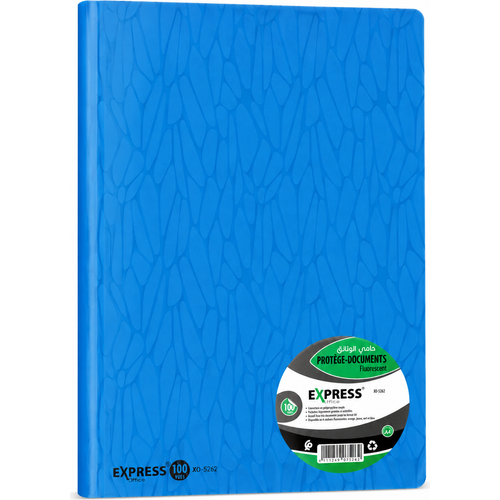 Porte vues Express 100 V fluorescent XO-5262 - Bleu