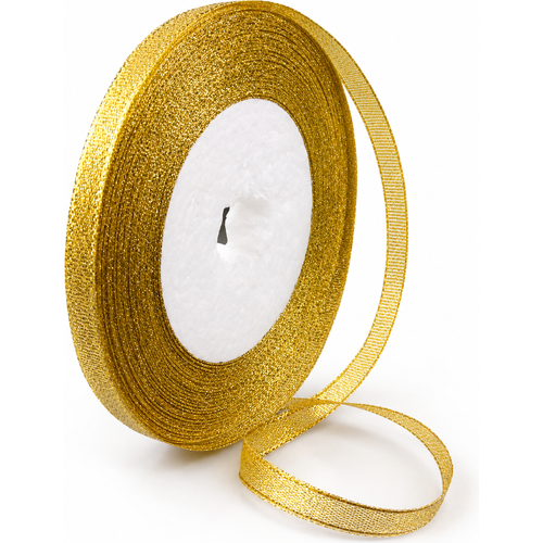 Ruban Organza Doré 6 mm × 22 m
