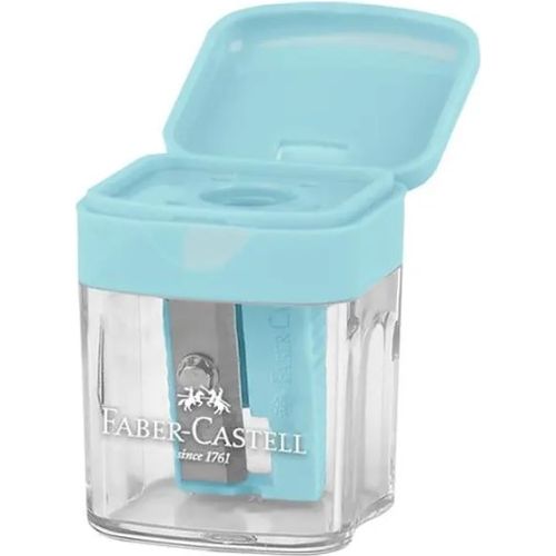 Taille-crayon Faber-Castell Mini un trou - Bleu Ciel - 2