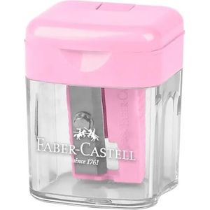 Taille-crayon Faber-Castell Mini un trou - Rose