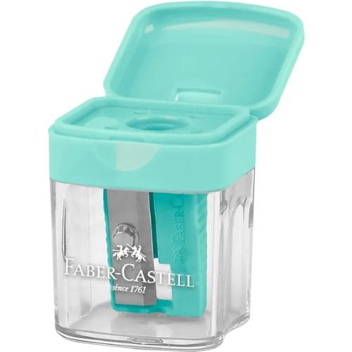Taille-crayon Faber-Castell Mini un trou - Vert-turquoise - 2