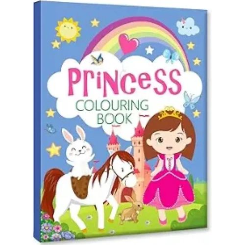 Princess Colouring Book (Blue)