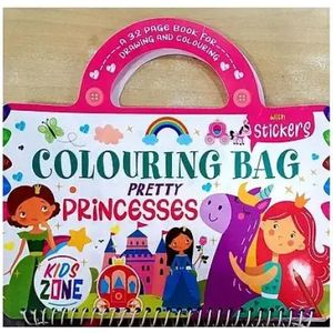 Pretty princesses Colouring Bag