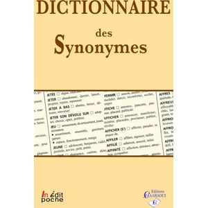 Dictionnaire des synonymes
