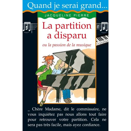 Quand je serai grand - La partition a disparu