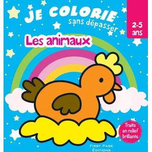 Je colorie sans dépasser - Les animaux