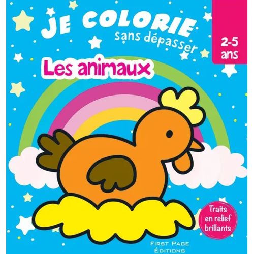 Je colorie sans dépasser - Les animaux
