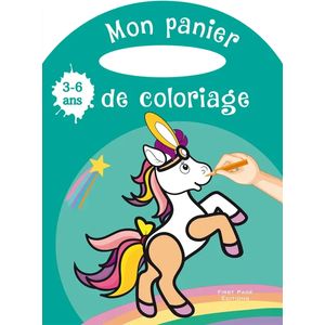 Mon panier de coloriage - Les licornes