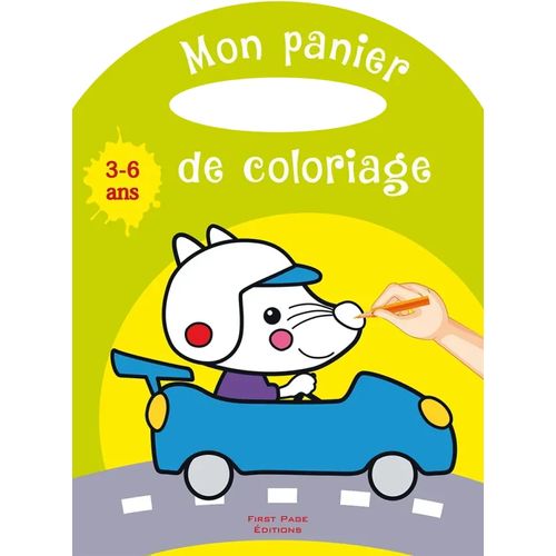 Mon panier de coloriage - Véhicule