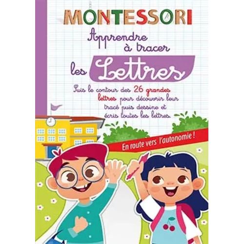 Montessori apprendre a tracer les lettres