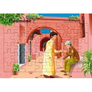 Planche de puzzle des piliers de l’islam - L’aumône