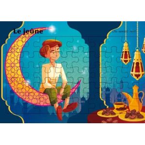 Planche de puzzle des piliers de l’islam - Le jeune