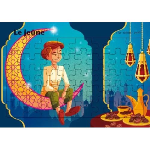 Planche de puzzle des piliers de l’islam - Le jeune