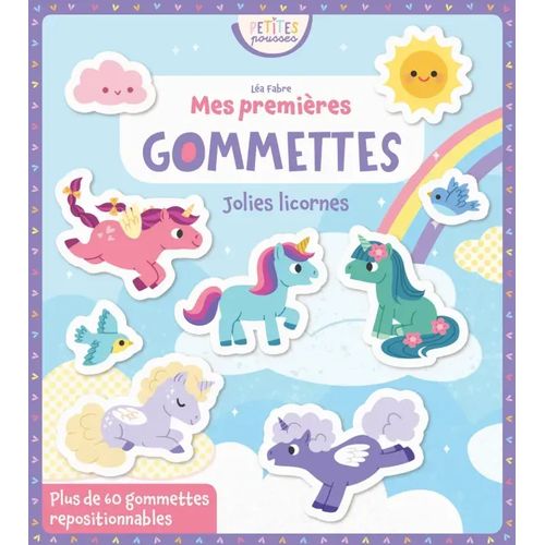 Mes premières gommette - Jolies licornes