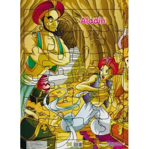 Planche de puzzle des contes classique - Aladin