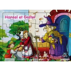 Planche de puzzle des contes classique - Hansel et Gretel