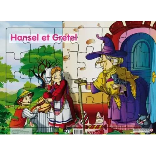 Planche de puzzle des contes classique - Hansel et Gretel