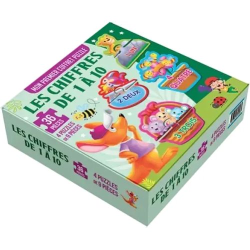 Mon Petit Coffret PUZZLE/ Les chiffres de 1 à 10