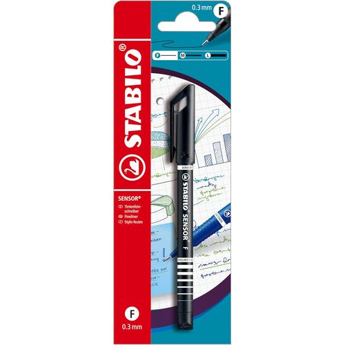 Stylo Fineliner STABILO SENSOR Noir 0,3 mm – Stylo-Feutre Pointe Fine - 2