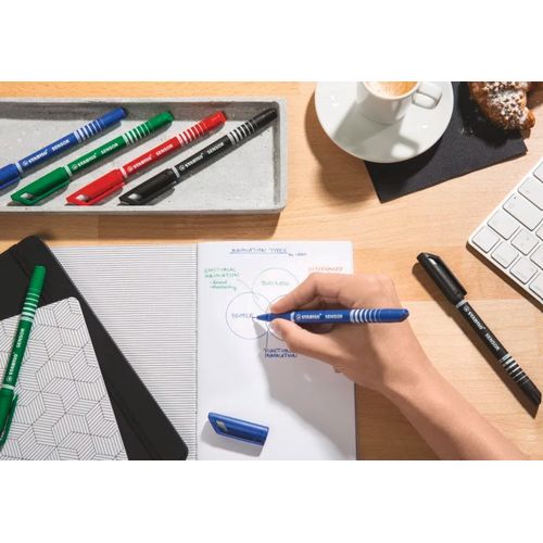 Stylo Fineliner STABILO SENSOR Noir 0,3 mm – Stylo-Feutre Pointe Fine - 4