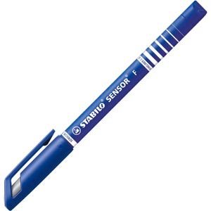 Stylo Fineliner STABILO SENSOR Bleu 0,3 mm – Pointe Fine Amortie