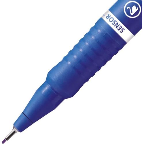 Stylo Fineliner STABILO SENSOR Bleu 0,3 mm – Pointe Fine Amortie - 3