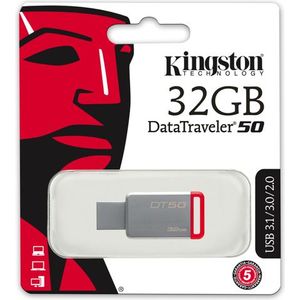 Clé USB Kingston DataTraveler 50 32 Go métal - USB 3.1